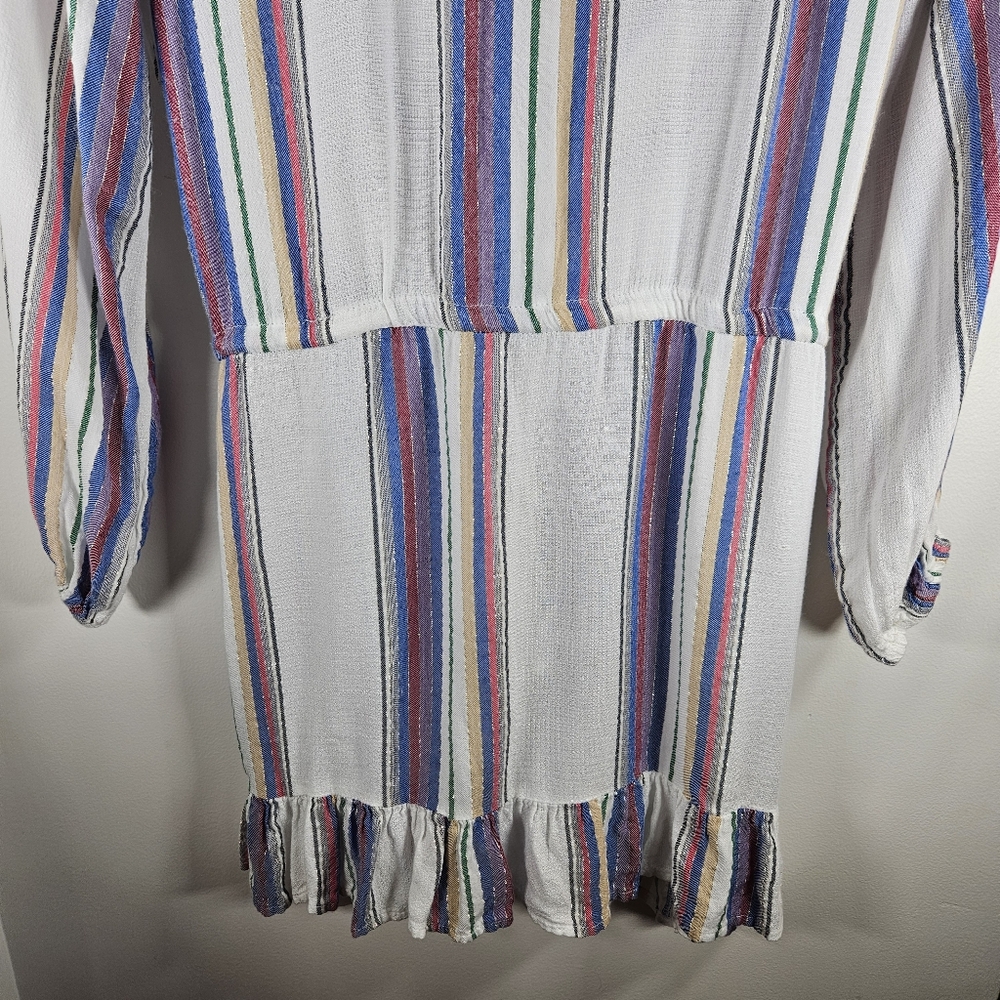 Blue Island Striped Ruffle Swim Dress - Picture 12 of 12